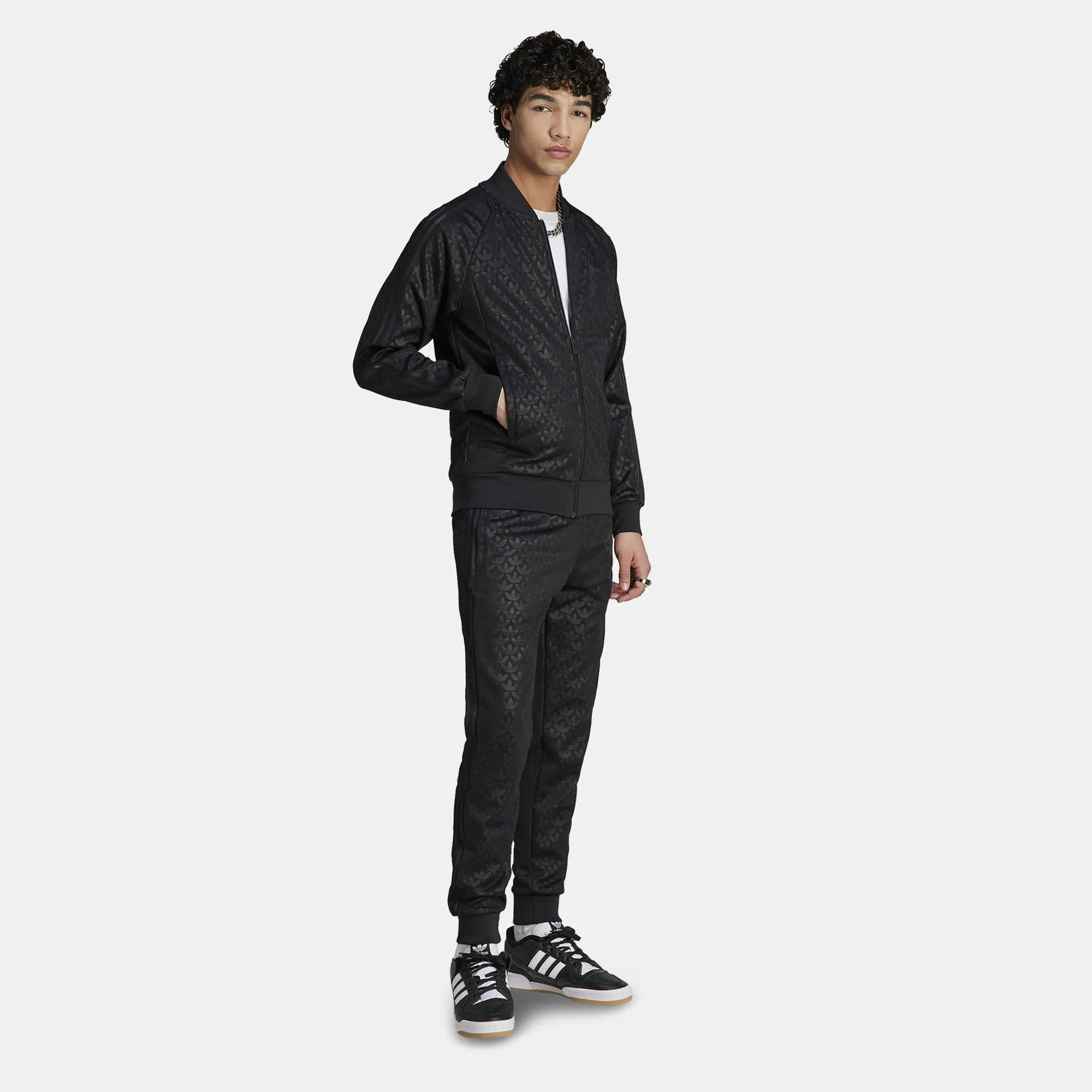 adidas Originals Men's Adicolor Graphics Monogram SST Track Jacket