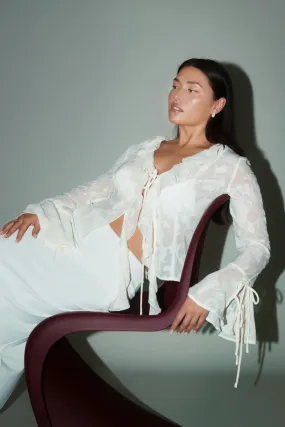 Frill blouse